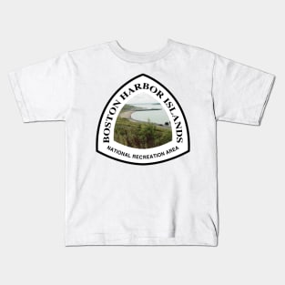 Boston Harbor Islands National Recreation Area trail marker Kids T-Shirt